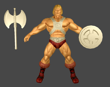 3d printed he man